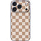 Neutral Checkered iPhone 17 Pro Skin